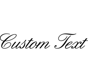 Adesivo per furgone testo personalizzato - TenStickers