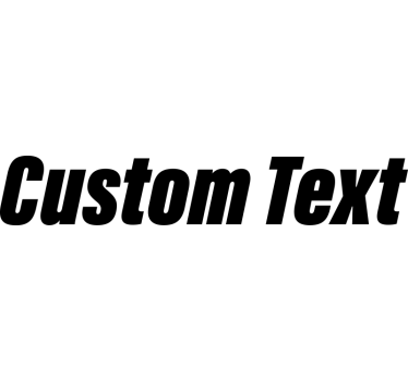 Adesivo per moto testo personalizzato per moto - TenStickers