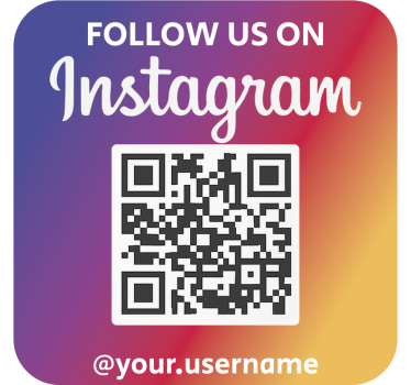 Adesivi animali per bambini qr instagram colorati - TenStickers