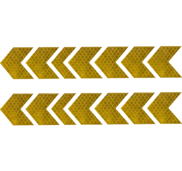 Adesivo personalizzabile a motivo chevron - TenStickers