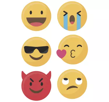 Adesivo huawei collezione espressioni emoji - TenStickers