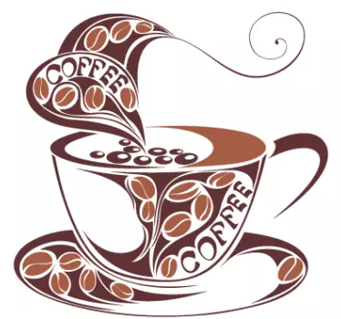 Adesivo cucina caffè coffee - TenStickers