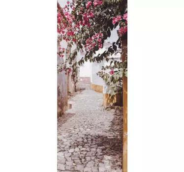 Adesivo per porta strada stretta - TenStickers