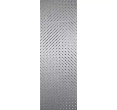 Adesivo per frigo texture diamante metallica - TenStickers