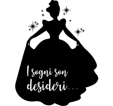 Sticker favole Cenerentola - TenStickers