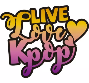 Adesivo pop vivi amore kpop - TenStickers