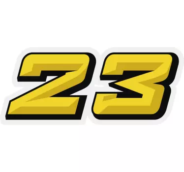 Adesivo di auto personalizzato macchina da corsa - TenStickers