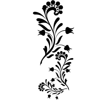 Adesivo decorativo motivo floreale - TenStickers