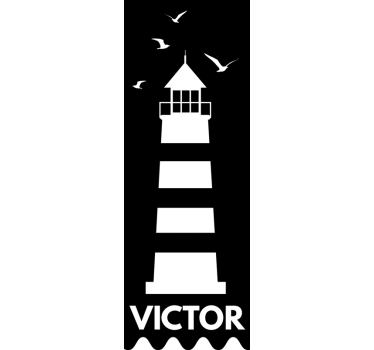 sticker finestra del faro - TenStickers