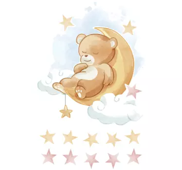 Adesivo animale selvatico orsacchiotto - TenStickers