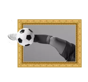 sticker cornice calcio 3d - TenStickers
