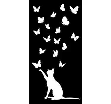 sticker finestra farfalle - TenStickers