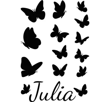Farfalle sticker per  vetro - TenStickers