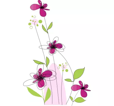 Sticker decorativo mix fiorellini - TenStickers