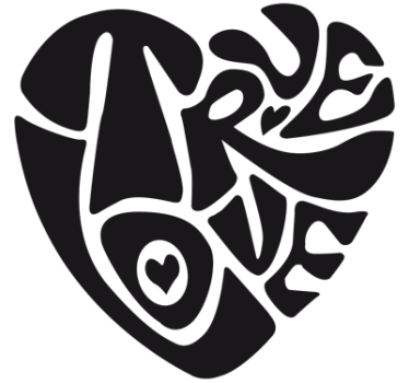 Sticker decorativo true love - TenStickers