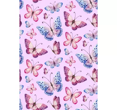 Adesivo per frigo copertina con motivo a farfalla - TenStickers