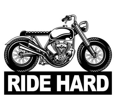 Adesivo per moto guida forte - TenStickers