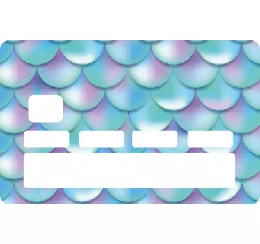 Adesivo carta di credito superficie ondulata - TenStickers