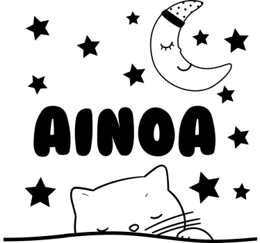 Adesivo per bambini design personalizzabile per la stanza - TenStickers