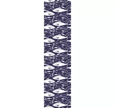 Adesivo per frigo modelli di pesci acquatici - TenStickers
