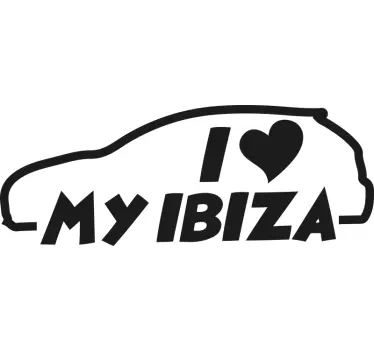 Adesivo auto Testo personalizzabile - TenStickers