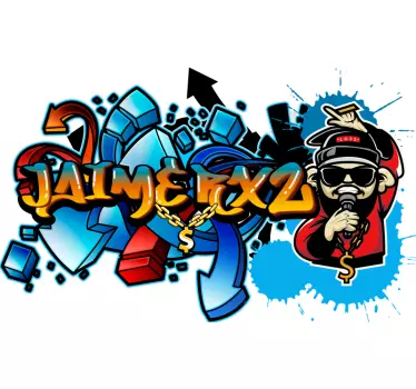 Adesivo arte Graffiti personalizzati - TenStickers