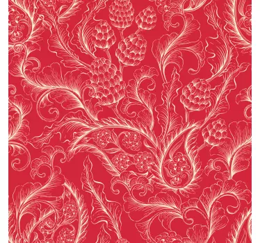 Carta adesiva per mobile Illustrazione di paisley - TenStickers