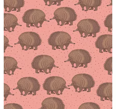 Adesivi animali per bambini concetto riccio incantevole - TenStickers