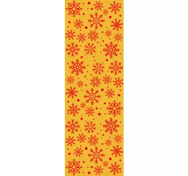 Adesivo per frigo motivo fiocco di neve - TenStickers
