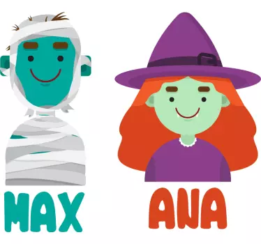 Adesivo per bambini personaggi personalizzati - TenStickers