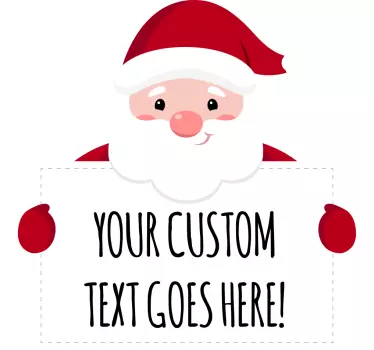 Adesivo babbo natale gioioso - TenStickers