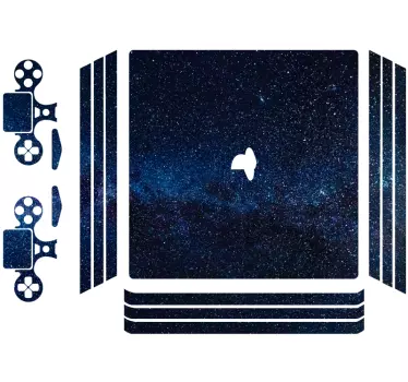 Adesivo ps4 tema galassia cosmica - TenStickers
