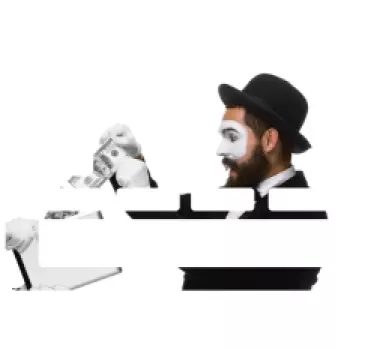 Adesivo carta di credito performer di denaro divertente - TenStickers