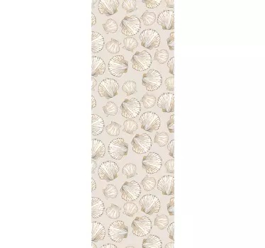 Adesivo per frigo motivo con conchiglie - TenStickers