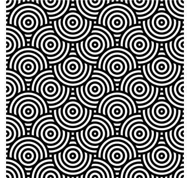 Adesivo per vetro Cercles per finestra - TenStickers