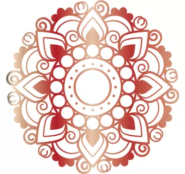 Adesivo decorativo motivo circolare elegante - TenStickers
