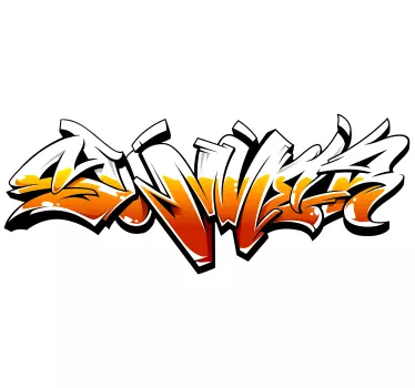 Adesivo graffiti stile selvaggio urbano - TenStickers