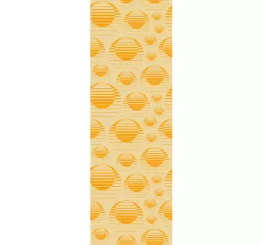 Adesivo per frigo motivi circolari geometrici - TenStickers