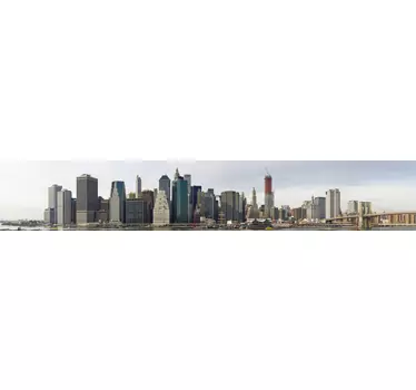 Adesivo murale vista Manhattan - TenStickers