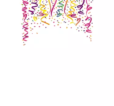 Adesivo lavagna cancellabile festa - TenStickers