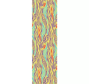 Adesivo per frigo elementi astratti vibranti - TenStickers