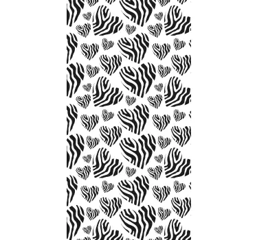 Adesivo per frigo motivo cuori - TenStickers