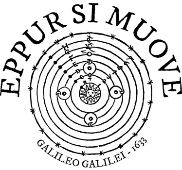 Sticker decorativo eppur si muove - TenStickers