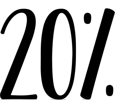 Adesivo saldi esposizione offerte sconto - TenStickers
