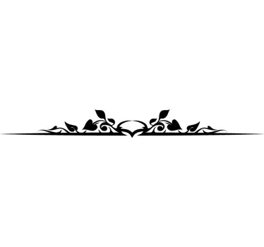 Adesivo testata letto accento botanico elegante - TenStickers