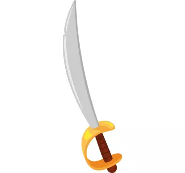 Adesivi animali per bambini spada da gioco fantasiosa - TenStickers