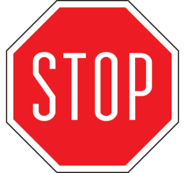Sticker decorativo stop - TenStickers