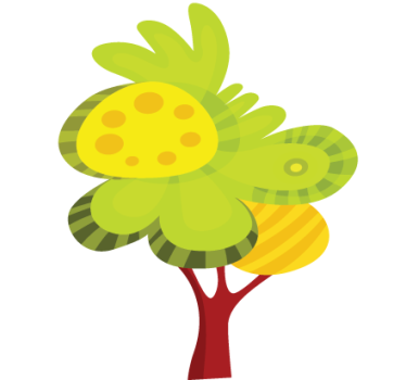 Sticker decorativo albero autunnale - TenStickers