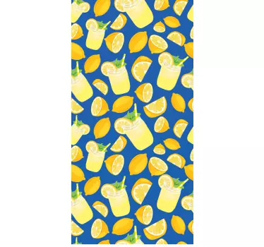 Adesivo per frigo bevanda agrumata rinfrescante - TenStickers