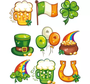 Sticker decorativo collezione San Patrizio - TenStickers
